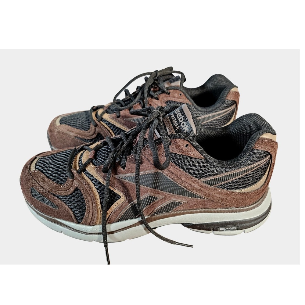 Reebok Premier Road Plus VI Running Shoes Mens 10 Brown Black DMX Foam Sneakers